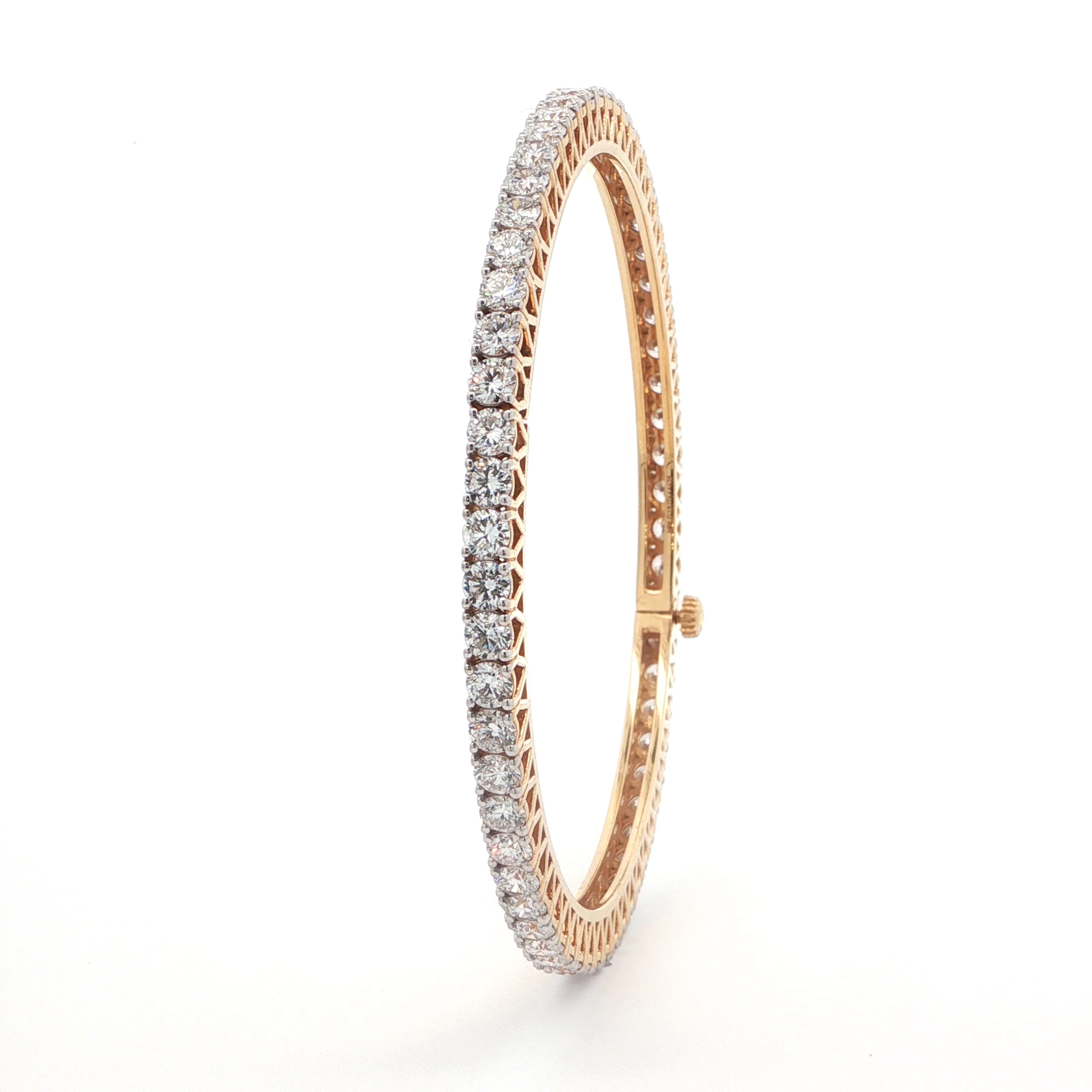 18.33 carat Diamond Bangle Set