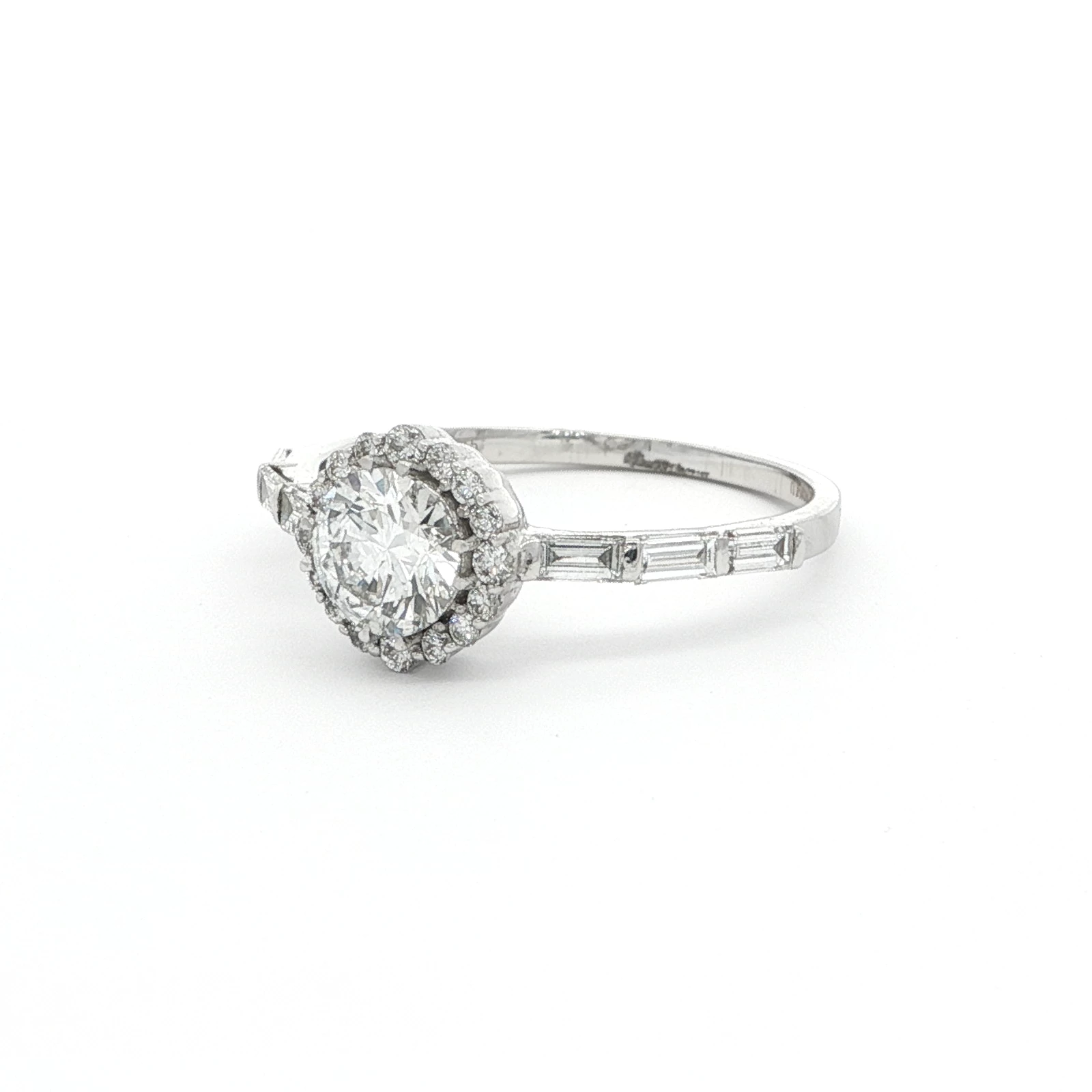 1.08 Carat Round Diamond Ring