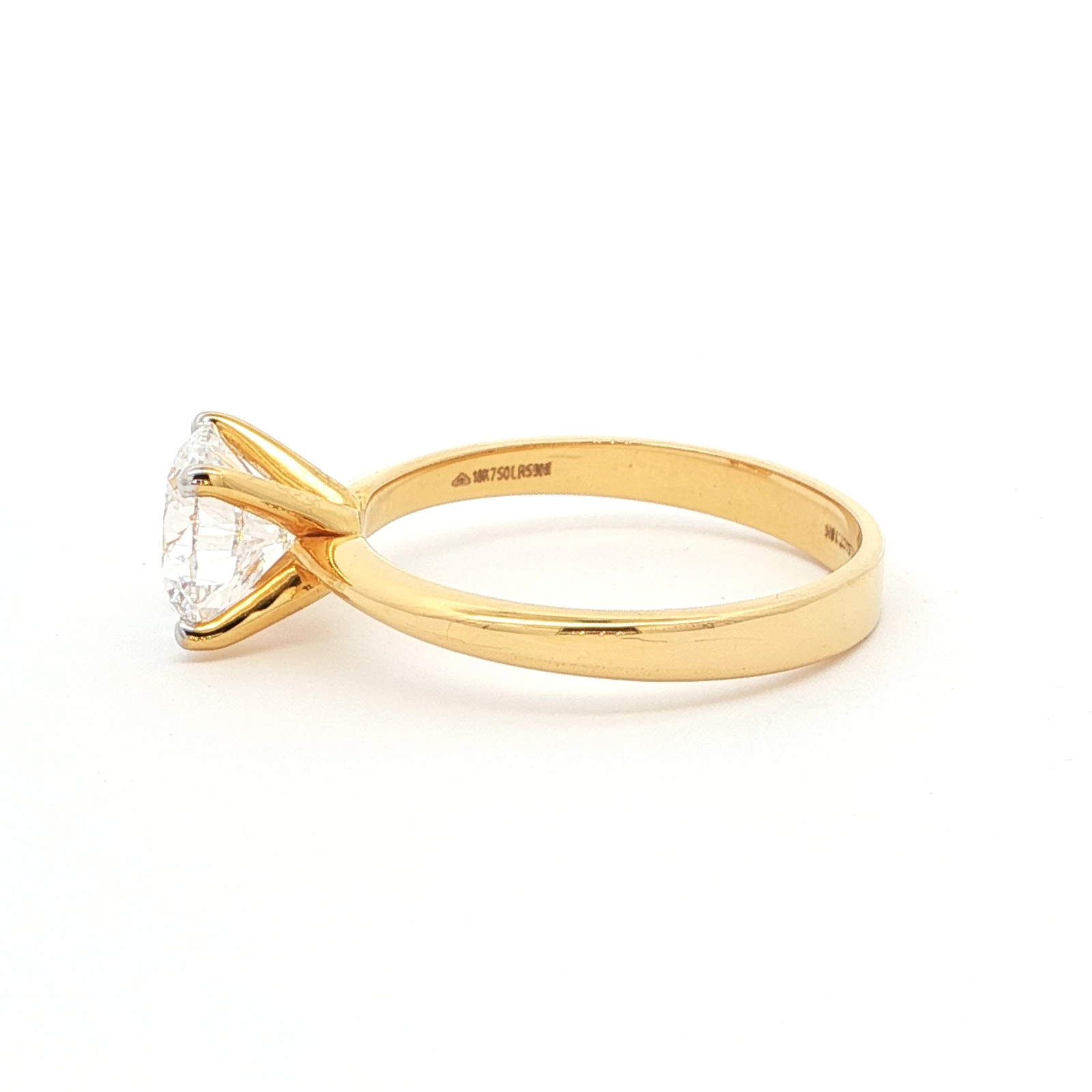 1.54 Carat Round Diamond Solitaire Ring