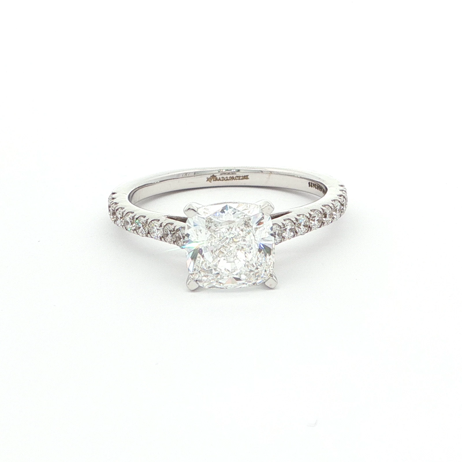 Cushion Cut Half Eternity Diamond Ring(1)