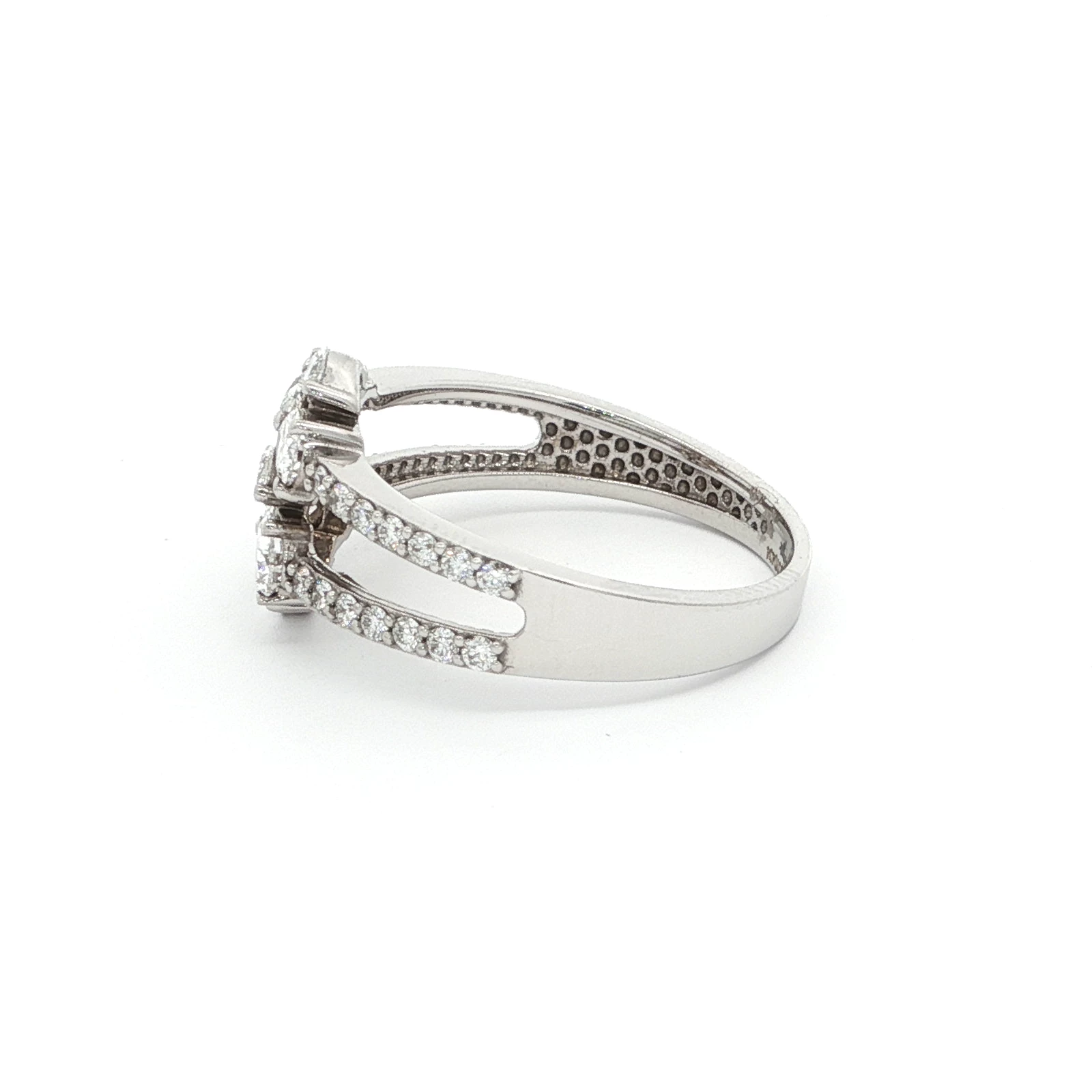 Dual Band Diamond Ring